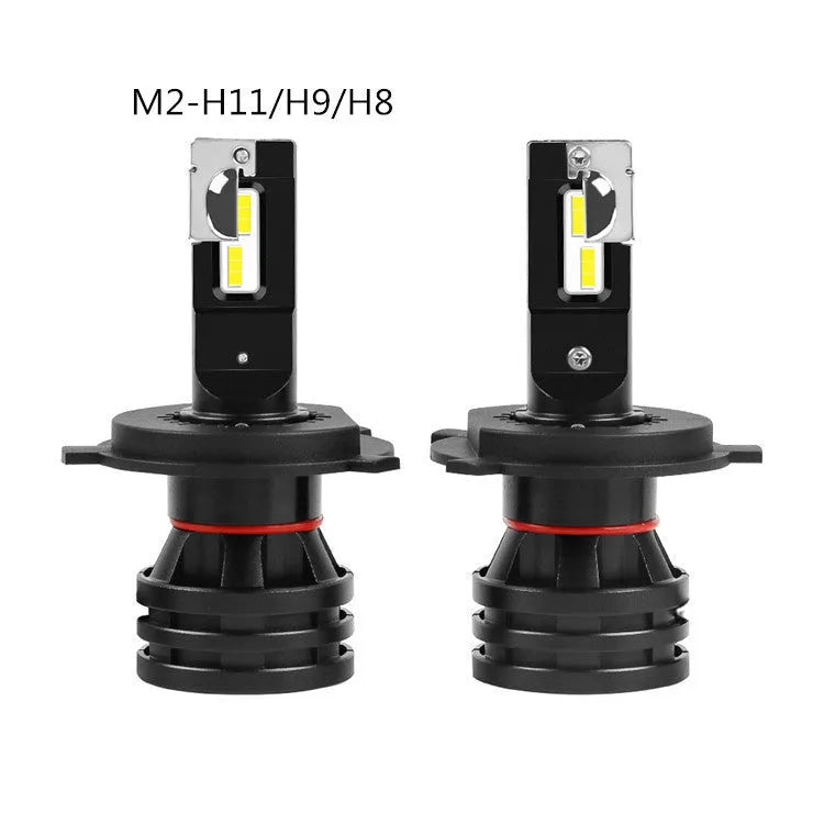 M2 LED headlight bulb 55W 8000LM IP65 with aviation aluminium and copper substrate