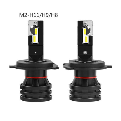 M2 LED headlight bulb 55W 8000LM IP65 with aviation aluminium and copper substrate