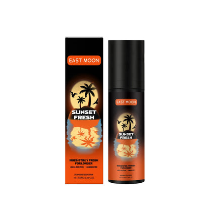 100ml bottle of men's fruit fragrance care spray with spray nozzle