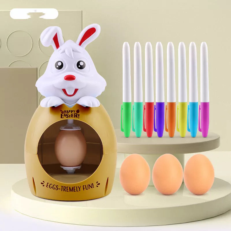 Easter egg decoration kit for kids with sound and light features, safe and non-toxic