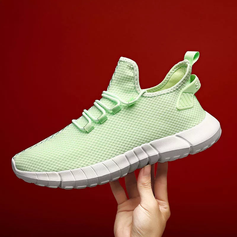 Men's lightweight mesh sports and casual shoes in various colors