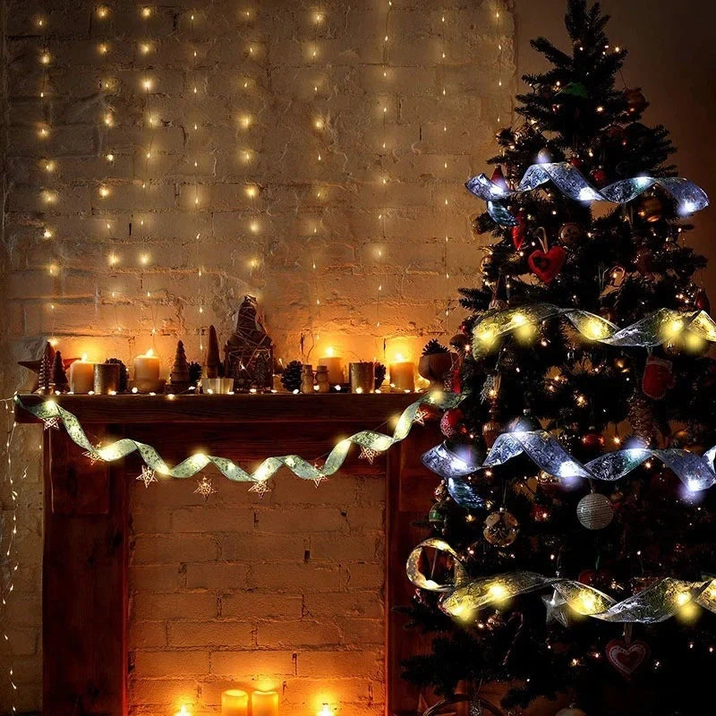 Waterproof LED ball string lights in blue, warm white, white, and multicolor for Christmas and wedding decorations