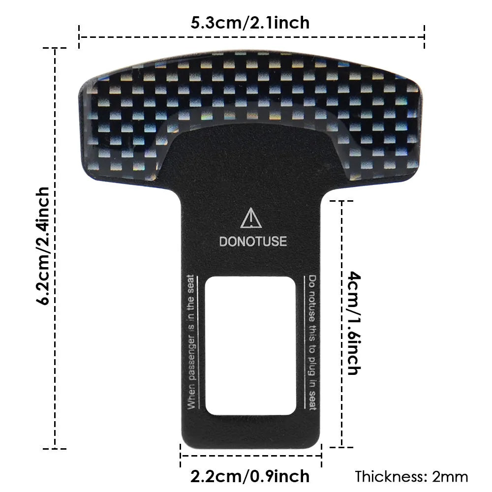 Aluminium alloy key chain bottle opener with 2.1cm buckle pick head and frosted carbon fibre finish