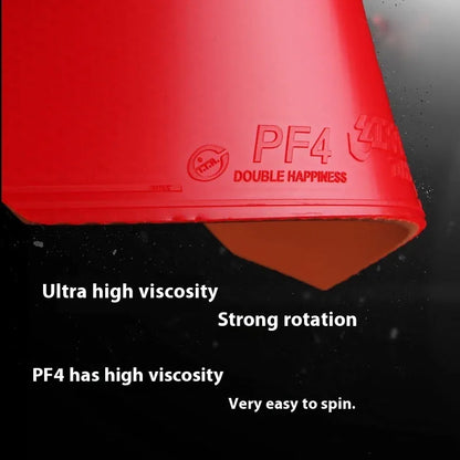 Fast Attack Sticky Classic-50 table tennis racket with anti-rubber surface in red or black with thick or medium-thick sponge