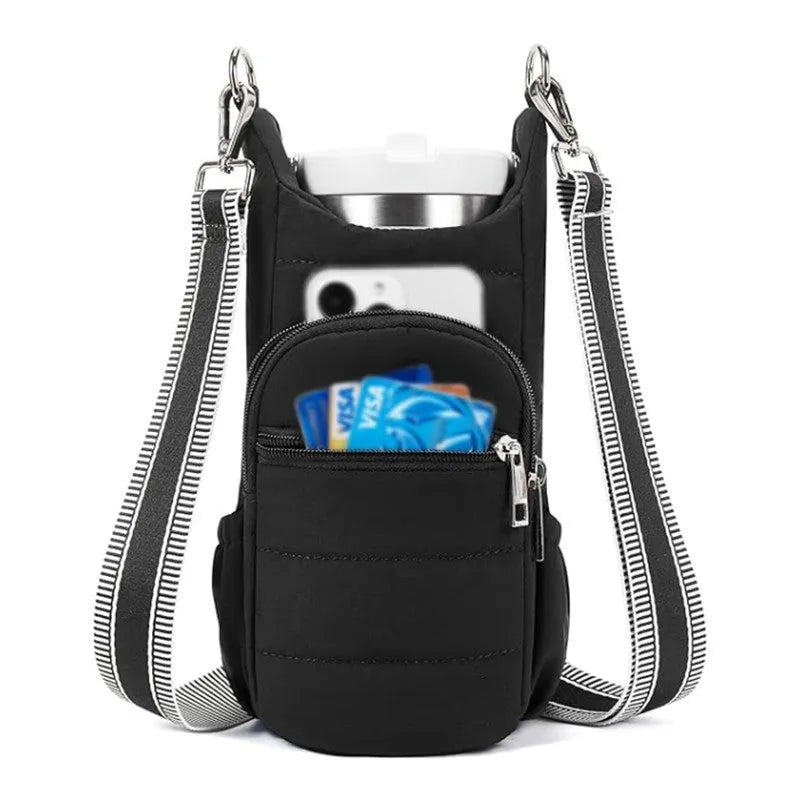 Cloth water bottle bag for bicycles in modern simplicity style