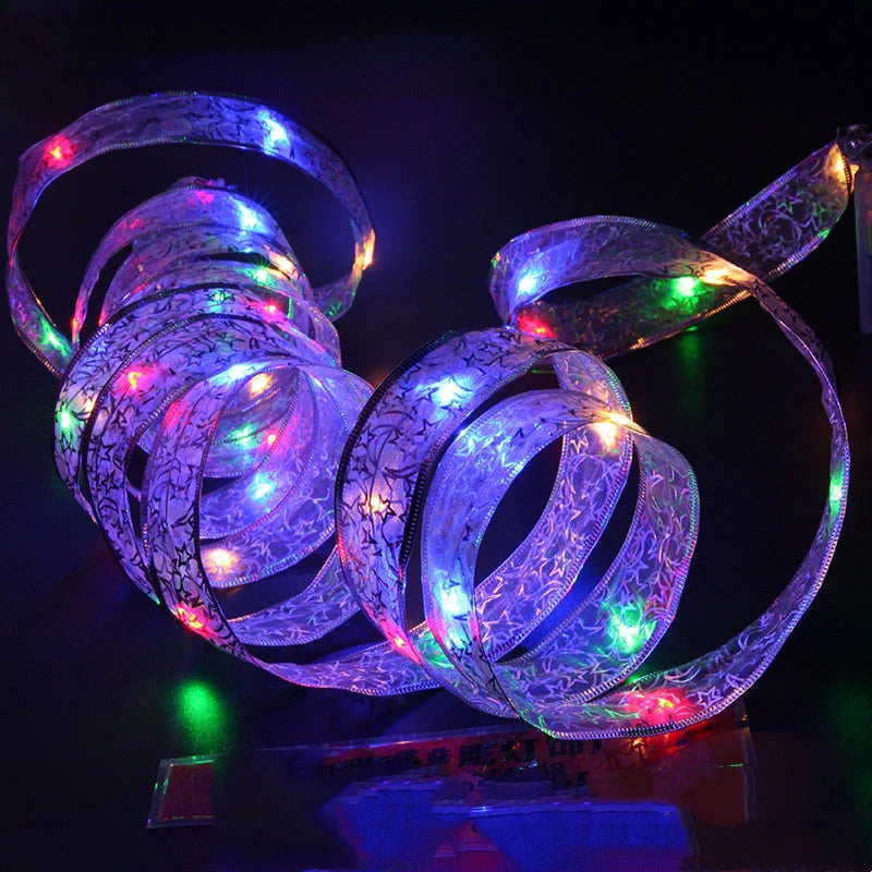 Waterproof LED ball string lights in blue, warm white, white, and multicolor for Christmas and wedding decorations