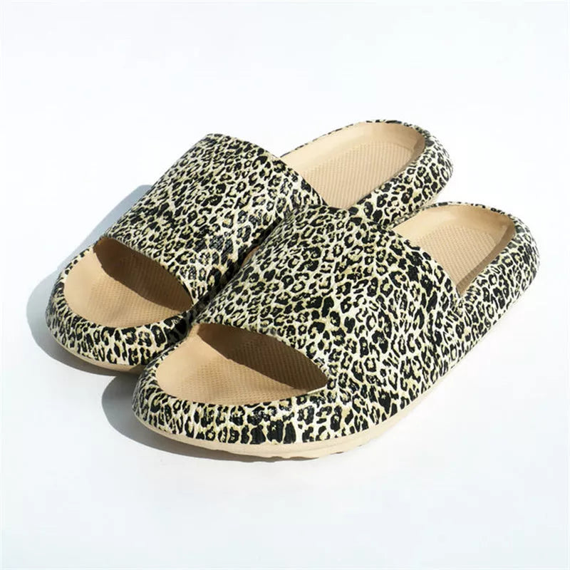 EVA Rubber Foam Soft Bottom Indoor Couple Slippers in various colors