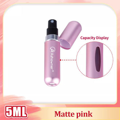 Mini Portable Perfume Bottle Spray in various colors and sizes for on-the-go fragrance