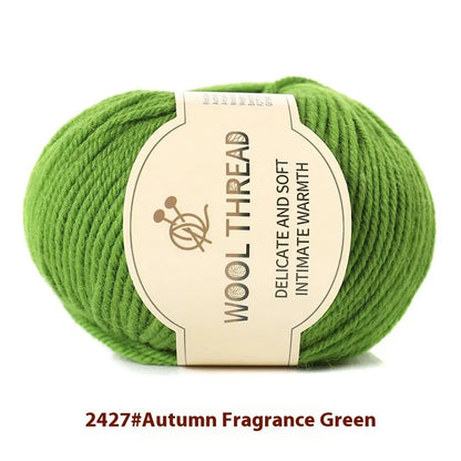 Hand-woven scarf sweater thread roll in domestic wool yarn for baby knitting projects with 10-needle compatibility