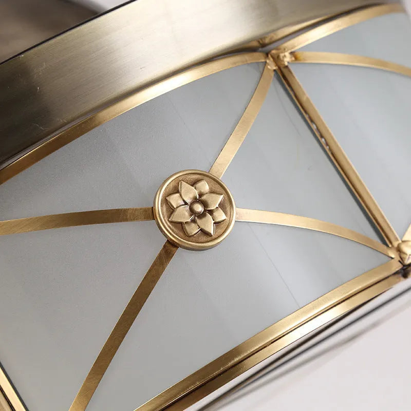 42-inch gold ceiling fan light with invisible blades and remote control