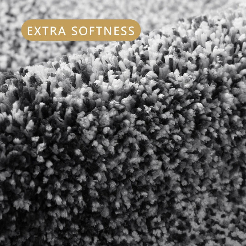 Microfiber TPR Non-slip Floor Mat with snowflake design in various colors