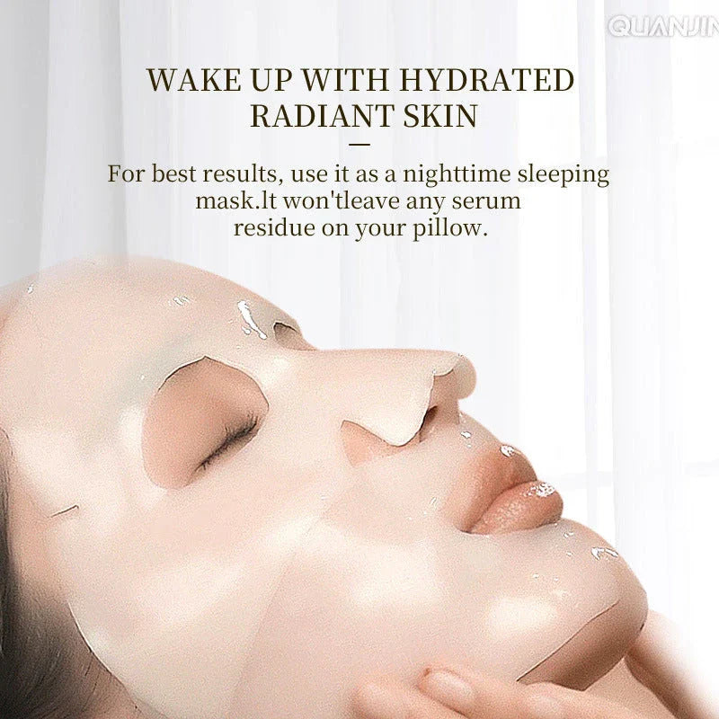 Hydrating collagen facial mask with nourishing botanicals for youthful, radiant skin