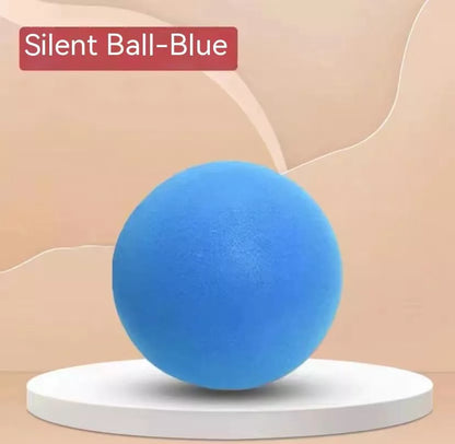 Upgraded Elastic Mute Ball Indoor Training Basketball in Ocean Blue