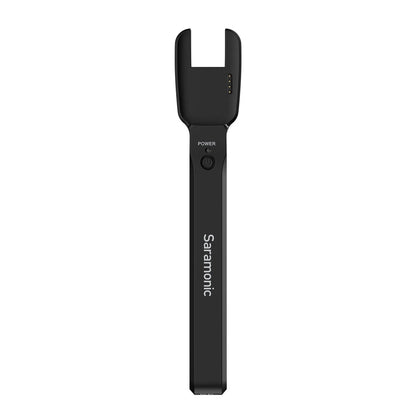 Little Bee 2.4GHz digital wireless clip-on lavalier microphone on a black background.