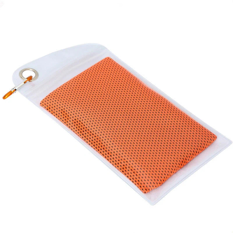 Mountaineering cooling towel in various colors, perfect for outdoor activities
