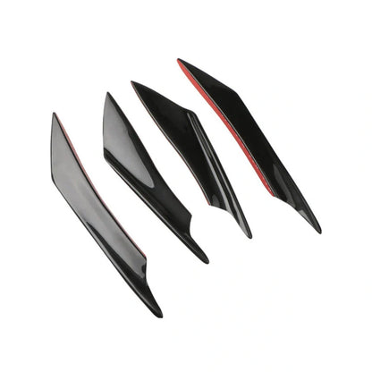 Premium carbon fiber automotive bumper guard with sleek design for enhanced style and protection