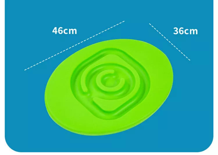 Colorful egg-shaped snail balance board for children's concentration and balance training