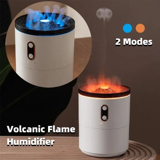 Volcanic Aroma Diffuser with Jellyfish-Inspired Design, Dispersing Essential Oil Fragrance and Emitting Soothing Night Light