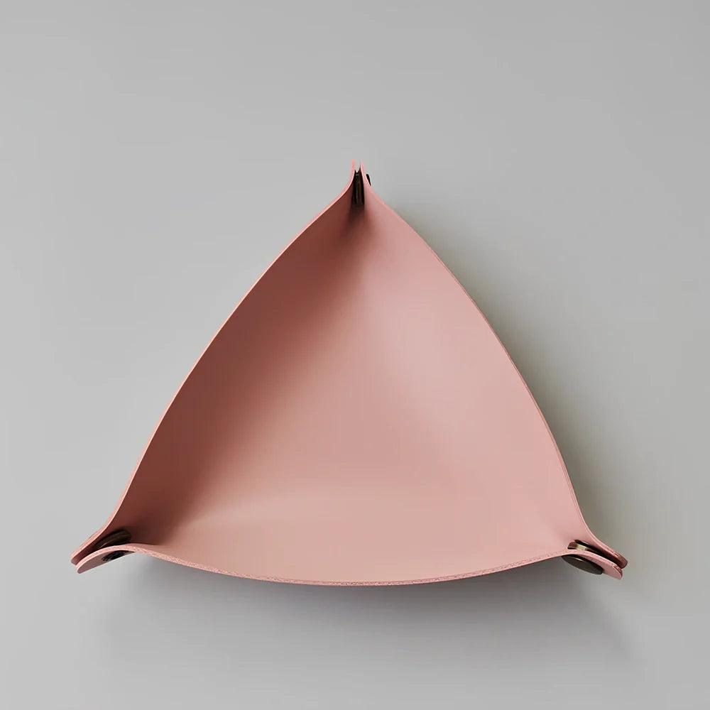 Open-top leather jewellery storage box in six colours with 25cm and 17cm size options