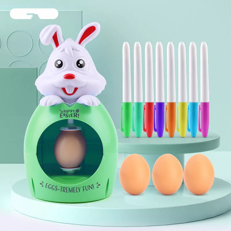 Easter egg decoration kit for kids with sound and light features, safe and non-toxic