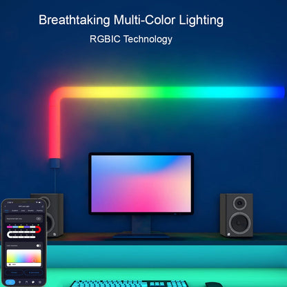 RGB splicing remote control light strip with 30 LED beads per metre for TV background illumination