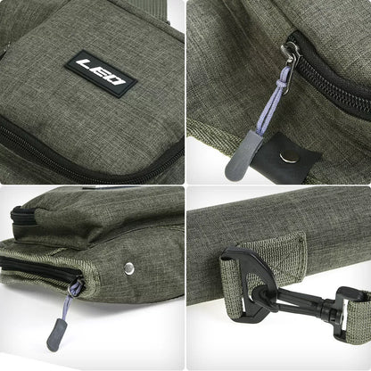 Green Leisure Canvas Fishing Rod Bag Portable for durable rod protection