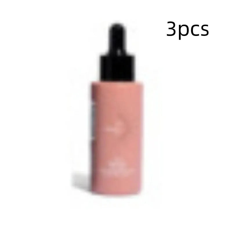 Matte Sun Tanning Black Liquid set with 50ml tanning drops bottle and 75ml tanning flash cream tube