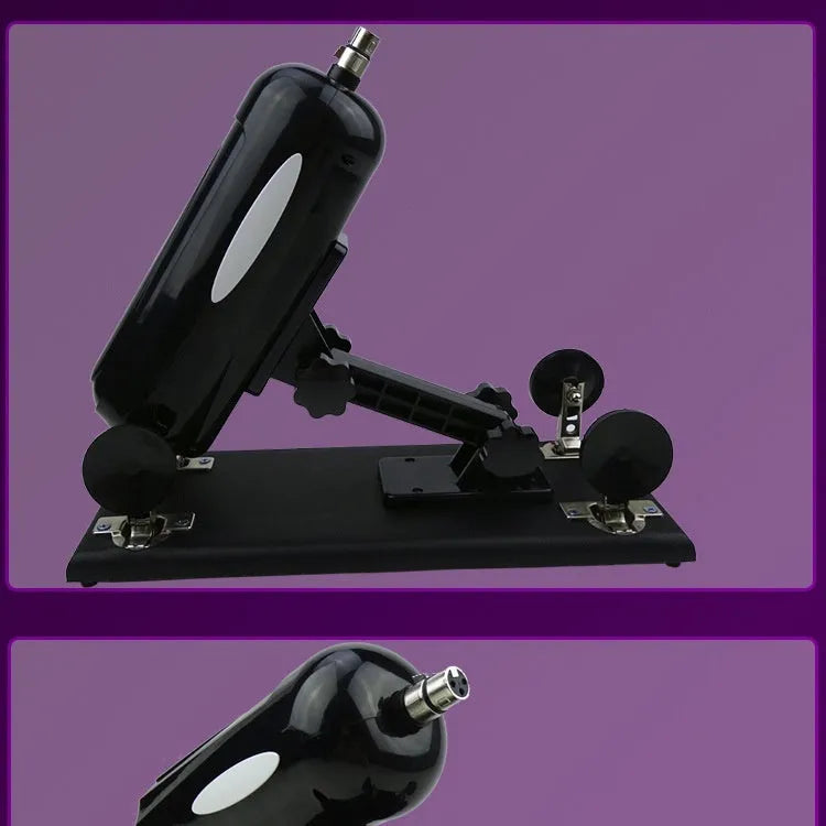 Bobb Women's Automatic Telescopic Thrusting Sex Tool for women made from PVC material measuring 37cm length by 15cm width available in purple, black, or pink colours with choice of US, EU, or UK standard specifications.