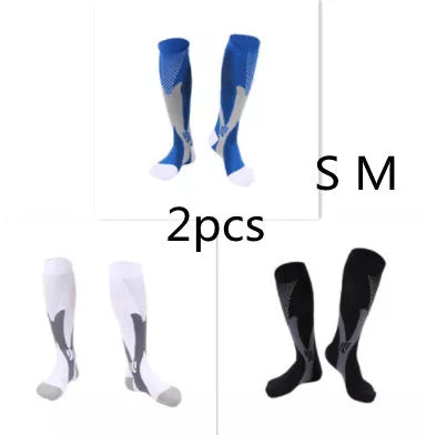 Outdoor Sports Magic Compression Stretch Socks in various colors for enhanced athletic performance