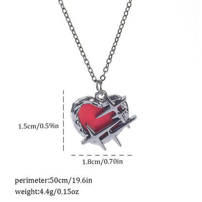 Gothic style zinc alloy necklace with bat pendant on a silver chain against dark background.