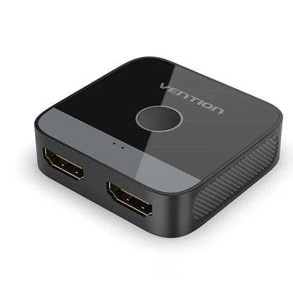 Grey alloy computer cable separator for HD audio and video conversion to television
