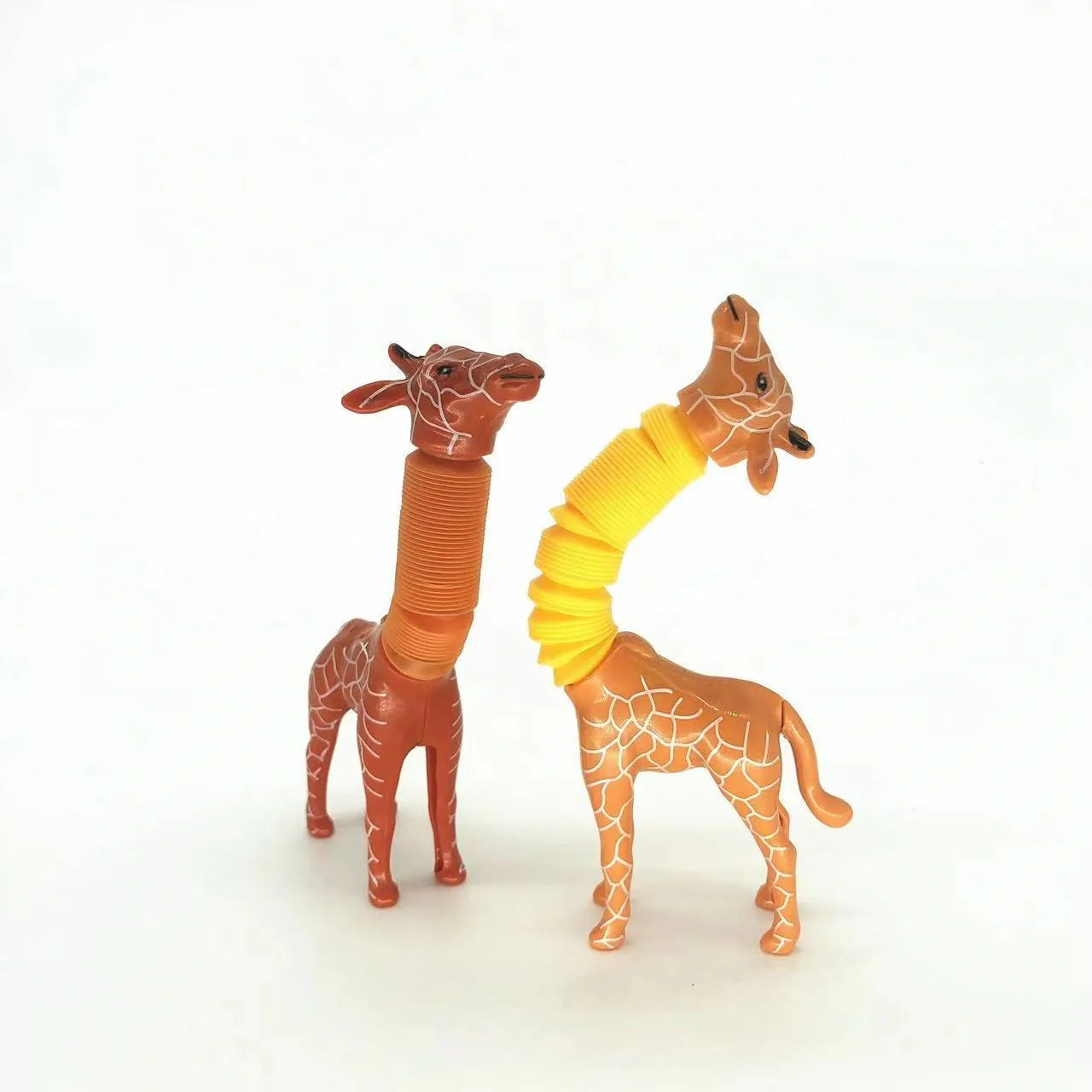 Giraffe Tubes Sensory Toys in various colors, stretchable fidget toy for stress relief