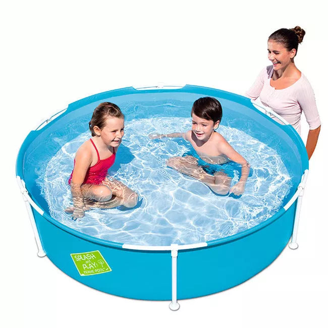 Durable PVC children's swimming pool with 580L water capacity, dimensions 152x38cm