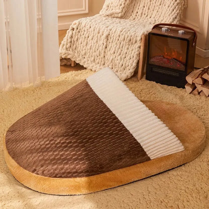 Blue removable cover dog sleeping bag nest bed for medium dogs