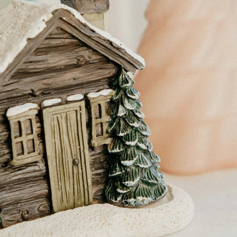 Rustic cabin-style incense burner for creating a cozy, inviting atmosphere in your home