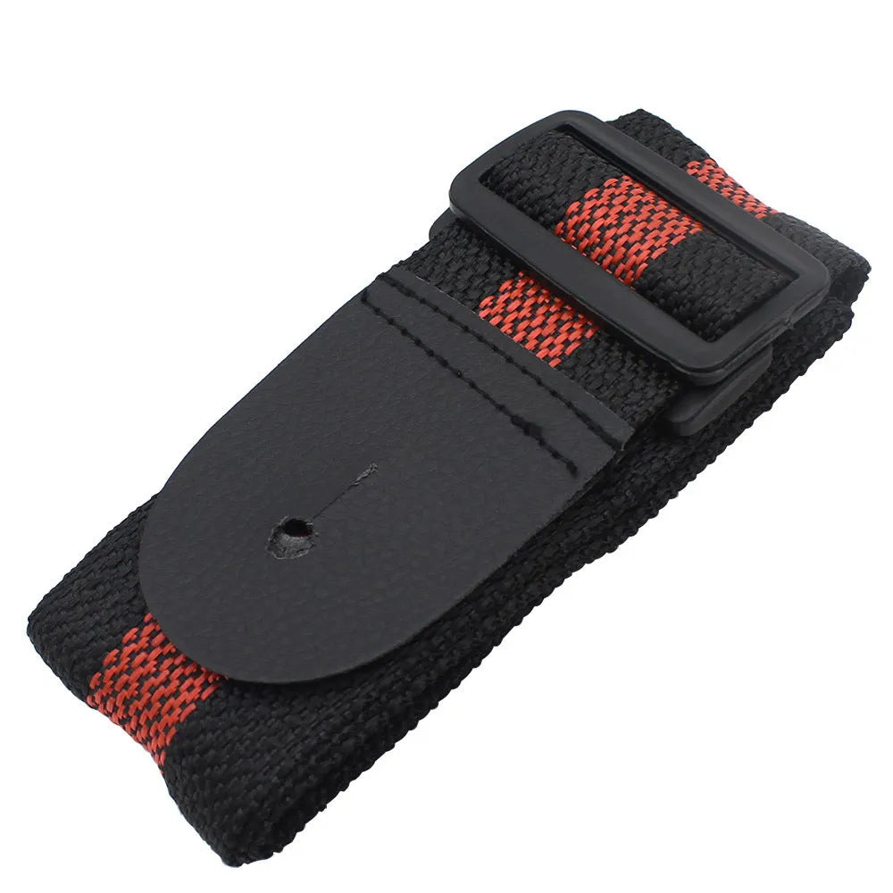 Adjustable woven crossbody strap for guitar bass ukulele in five colour options