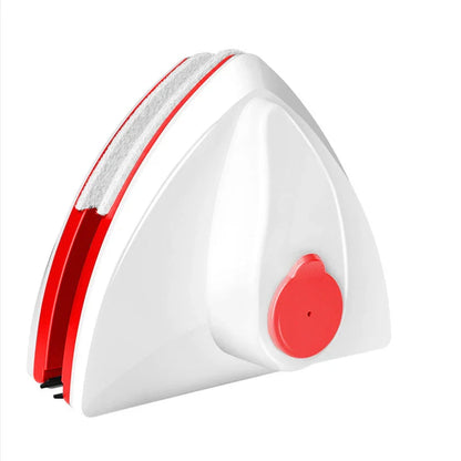 Premium magnetic window cleaning tool with automatic water discharge and double-layer wiper for spotless glass surfaces