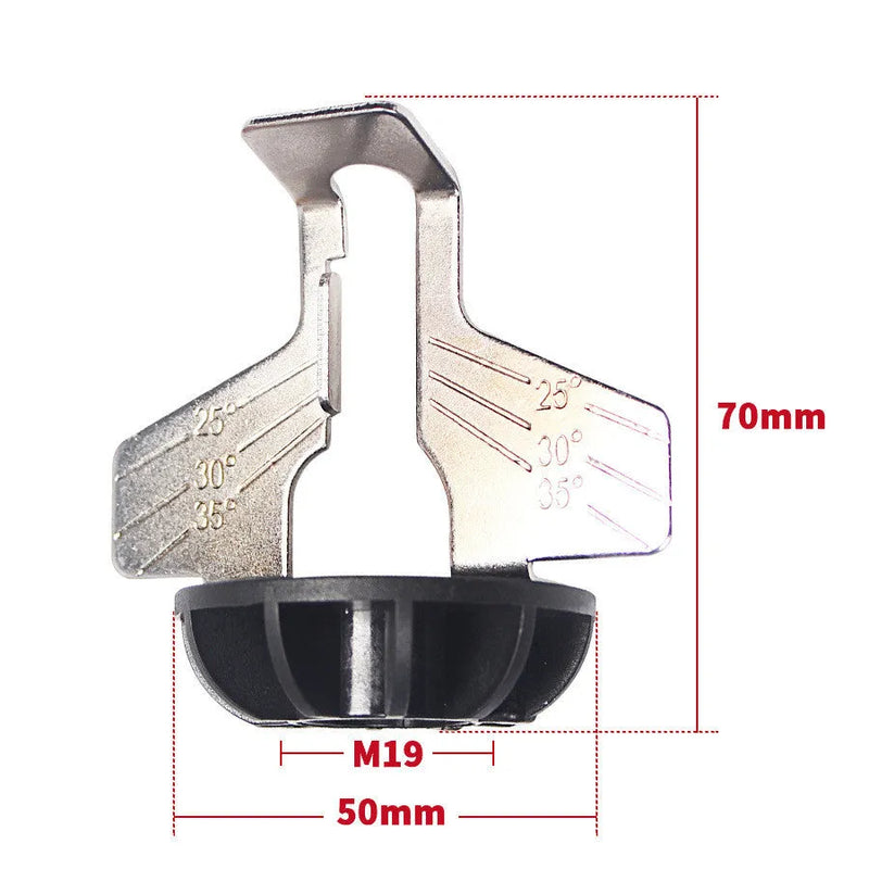 Electric grinding chain accessories saw blade grinding tool Hilda-001 Standard Number, 70mm x 50mm grinding saw blade attachment for electric grinding machines, complete grinding kit for saw blades