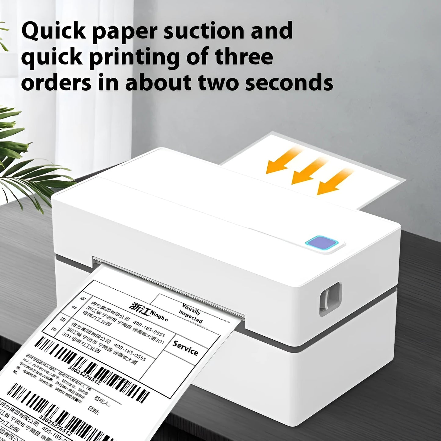 FlashLabel thermal express face label printer for shipping documentation with USB connection