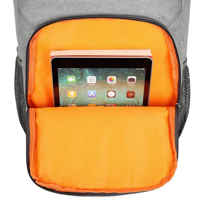 Outdoor thermal insulation backpack in oxford cloth with curved shoulder straps