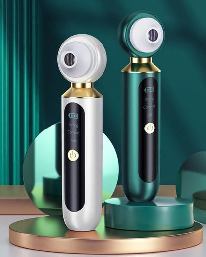 Advanced blackhead remover with LED magnifier and suction cleansing for flawless, radiant skin