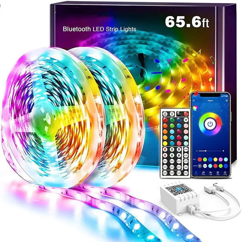 LED5050RGB44 Bluetooth smart app remote control 12V light bar with RGB colours and IP65 waterproof option