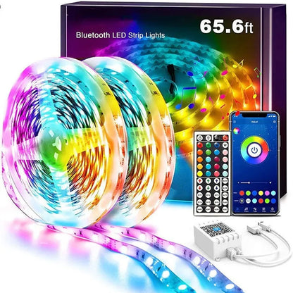 LED5050RGB44 Bluetooth smart app remote control 12V light bar with RGB colours and IP65 waterproof option