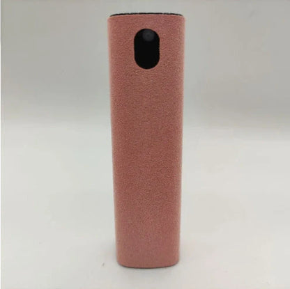 2-in-1 screen cleaner kit with microfiber cloth for dust and fingerprint removal on electronic devices