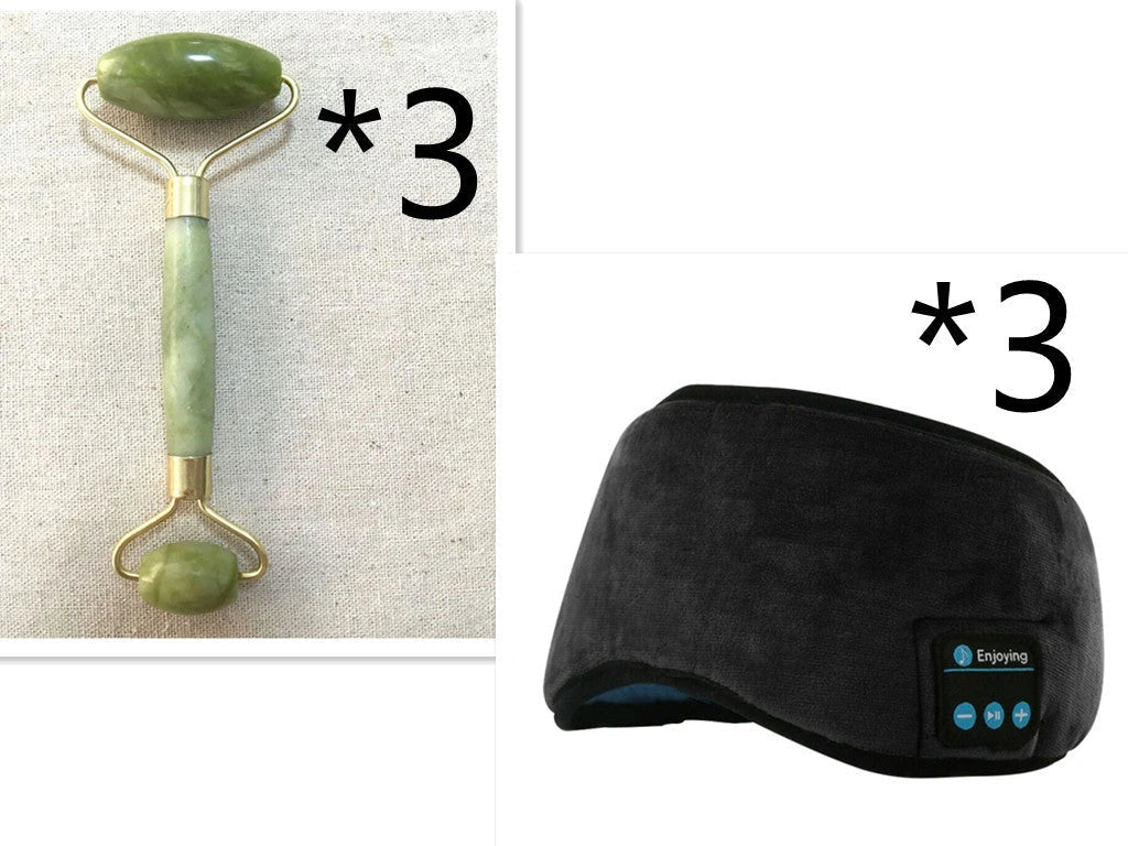 Wireless Bluetooth 5.0 Sleep Headphones with Plush Sleep Mask and Music Player