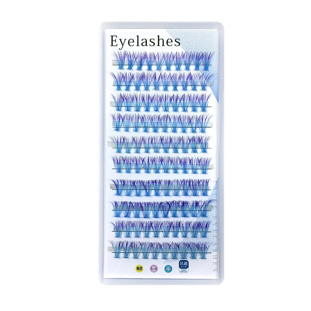 Hand-applied false eyelash extensions in multiple colours and lengths from 10mm to 16mm
