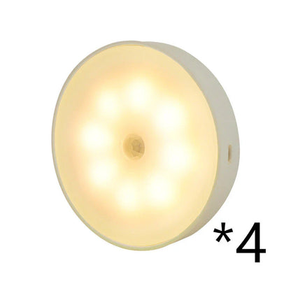 USB-powered motion-activated LED puck lights for cabinets, closets, and other small spaces