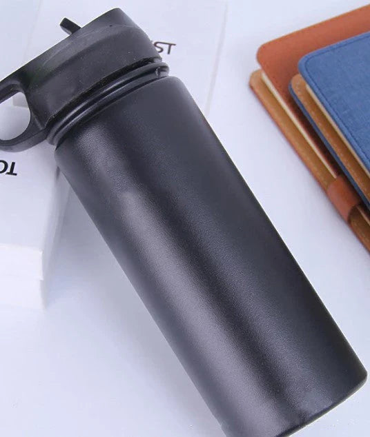 Premium stainless steel insulated water bottle in various colors, perfect for outdoor activities and hydration
