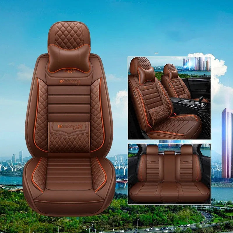 Five Four Seasons seat cushion with leather exterior and high elastic sponge filler, dimensions 65x55x25cm