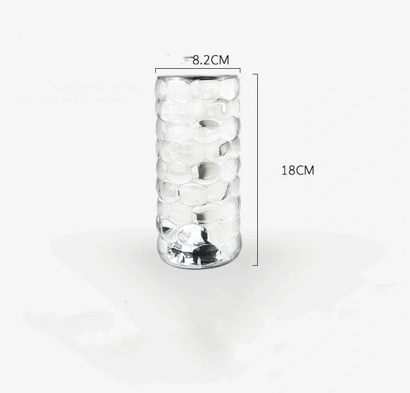 Crystal table lamp with teardrop LED lights and 16-color touch control for home decor